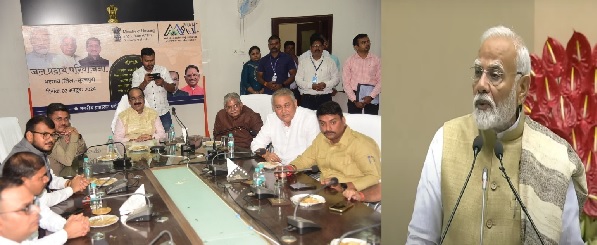 PM मोदी ने वीडियो कॉन्फ्रेसिंग से भटगांव जल प्रदाय योजना का किया शिलान्यास