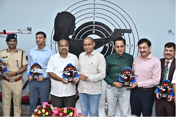 खेल मंत्री टंक राम वर्मा ने राज्य स्तरीय शूटिंग प्रतियोगिता का शुभारम्भ