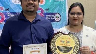 करुणा श्री कैंसर हॉस्पिटल को जिला प्रशासन रायपुर ने किया सम्मानित