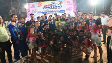 खो-खो प्रतियोगिता में मध्य रेलवे की टीम रही विजेता 