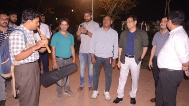 12वीं फेल: रियल हीरो आईपीएस मनोज शर्मा पहुंचे रायपुर, नालंदा परिसर -कला केंद्र को सराहा