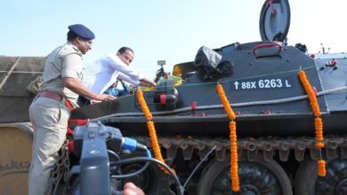 भीष्म टी-90 टैंक और आर्टिलरी पहुंची राजधानी, शहर में जोरदार स्वागत