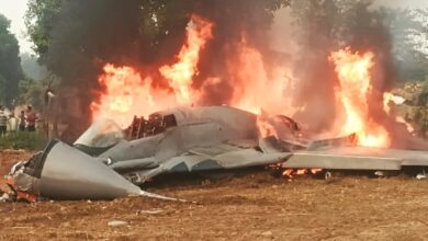 वायु सेना का मिग-29 दुर्घटनाग्रस्त, कूदकर पायलट और को-पायलट ने बचाई जान