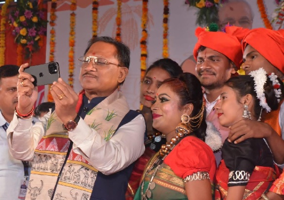 देश की राजधानी दिल्ली में छत्तीसगढ़ की लोक संस्कृति की दिखी झलक