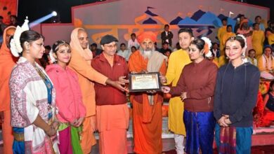 देव उठनी एकादशी पर नर्मदा उद्गम अमरकंटक के रामघाट पर प्रज्ज्वलित किए 11 हजार दीप