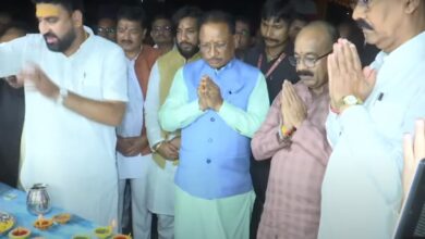 राज्य स्थापना दिवस पर 11 हजार दीपों से रौशन हुआ एकात्म पथ