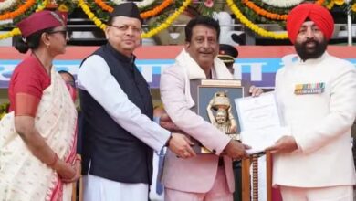 अभिनेता हेमंत पांडेय को मिला उत्तराखंड गौरव सम्मान