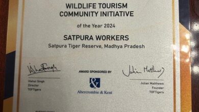 सतपुड़ा वर्कर सोसायटी एवं पेंच टाइगर रिजर्व टीओएफटी अवॉर्ड से सम्मानित