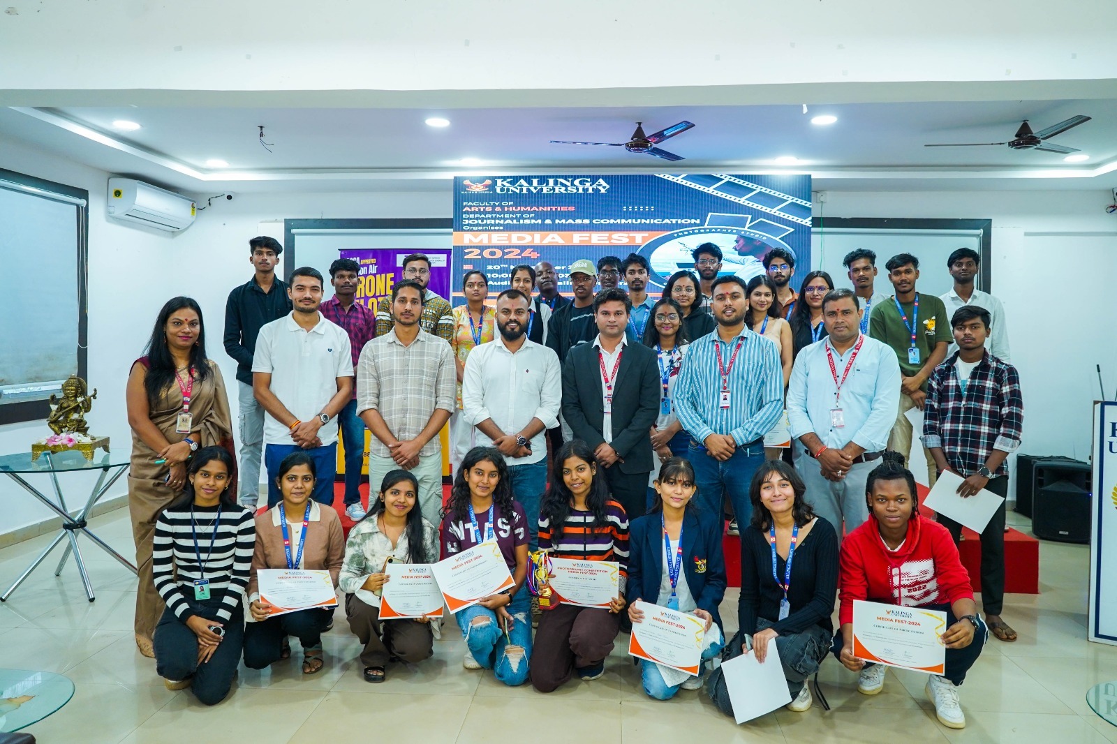 Media Fest 2024 at Kalinga University concludes with Drone Workshop and Photography Competition