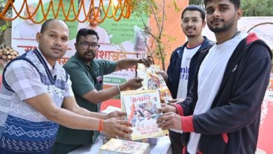 सुशासन दिवस पर अटल जी के व्यक्तित्व एवं कृतित्व पर नालंदा परिसर में लगी प्रदर्शनी