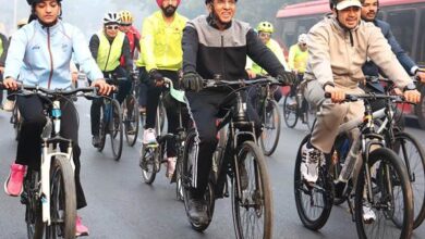 केंद्रीय मंत्री डॉ. मनसुख मंडाविया ने ‘फिट इंडिया साइकिलिंग अभियान’ को हरी झंडी दिखाई