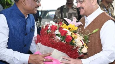 छत्तीसगढ़ के जनादेश परब में शामिल होने केन्द्रीय स्वास्थ्य मंत्री नड्डा रायपुर पहुंचे