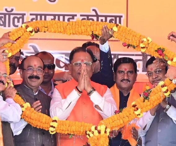 मुख्यमंत्री साय ने 625 करोड़ रूपये के विकासकार्यों का किया लोकार्पण एवं भूमिपूजन