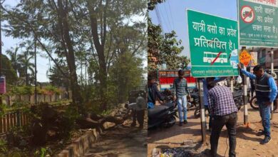 राजधानी के व्यस्तम मार्गों से अतिक्रमण हटाकर बढ़ाई गई चौड़ाई