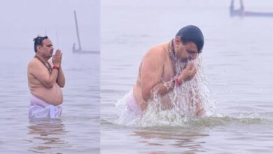 राजस्थान के CM भजनलाल शर्मा ने महाकुंभ में किया स्नान