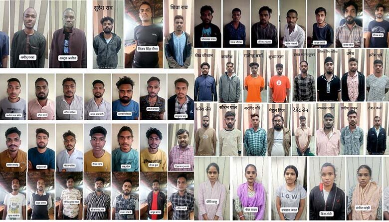 ऑपरेशन साइबर शील्ड : 40 स्थानों पर छापा, 62 साइबर ठग गिरफ्तार