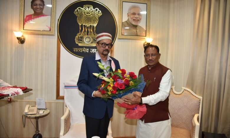 राज्यपाल डेका को मुख्यमंत्री साय ने दी नए वर्ष की शुभकामनाएं