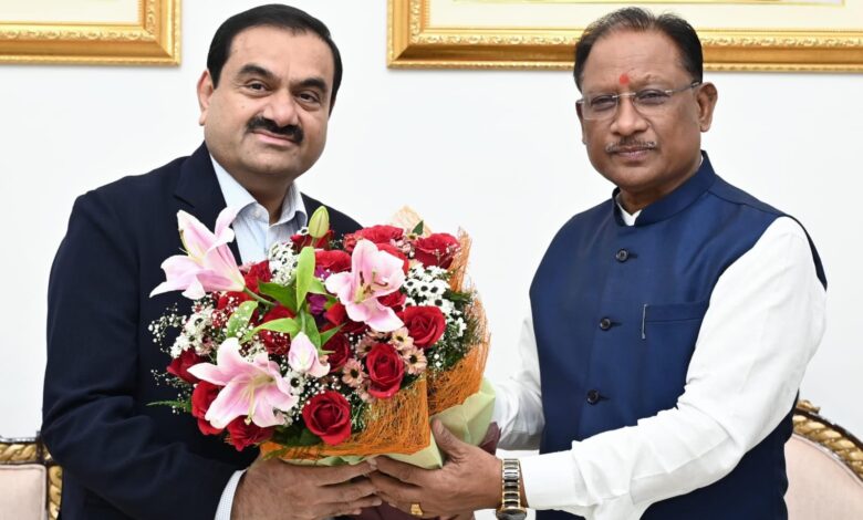 सीएम से अडानी ने की मुलाक़ात, छत्तीसगढ़ में औद्योगिक और सामाजिक विकास को मिलेगी नई रफ्तार