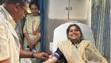 स्वास्थ्य विभाग के 47 अधिकारी और कर्मचारियों ने किया रक्तदान