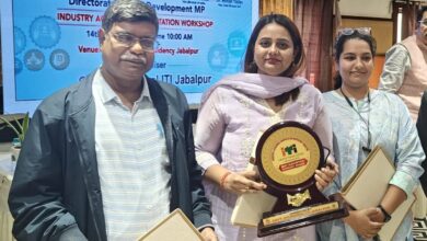 मप्र पॉवर जनेरटिंग कंपनी बेस्ट सपोर्टिग अवार्ड से सम्मानित