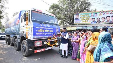 नरेला के हर घर में होगा प्रयागराज महाकुंभ गंगा जल का वितरण