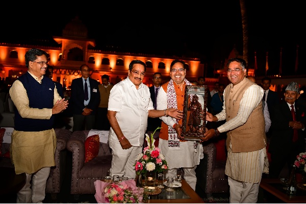 उदयपुर में ‘वाटर विजन 2047’ सम्मेलन : मुख्यमंत्री ने जल मंत्री सम्मेलन के प्रतिभागियों के सम्मान में दिया रात्रि भोज