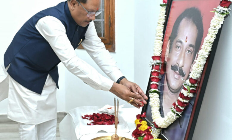 मुख्यमंत्री साय ने जूदेव की जयंती पर किया नमन