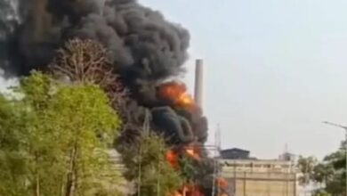 कोरबा में एचटीपीएस स्विच यार्ड में भीषण आग, बिजली उत्पादन ठप