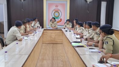 होली और वीवीआईपी प्रवास के पूर्व एसपी ने अधिकारियों की ली मीटिंग