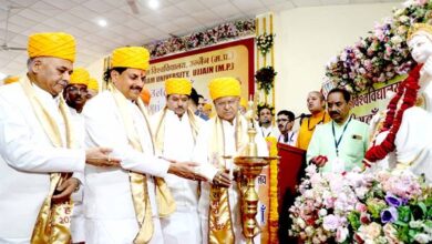 दीक्षांत समारोह वास्तव में सेवा के संकल्प का समारोह है : राज्यपाल पटेल