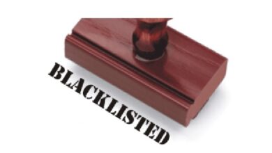 दो अधिकारियों को कारण बताओ नोटिस और 3 फर्म ब्लैक लिस्टेड