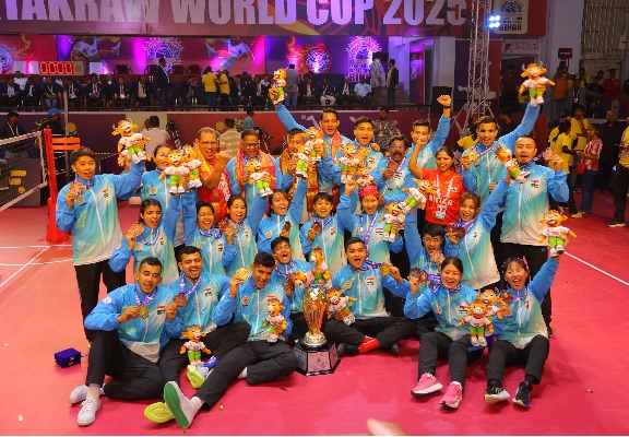 प्रधानमंत्री ने सेपक टकरा विश्व कप 2025 में भारत को पहला स्वर्ण पदक दिलाने पर पुरुष रेगु टीम को दी बधाई