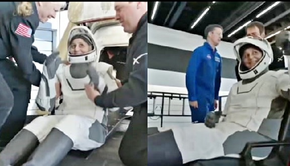 सुनीता विलियम्स की धरती पर सकुशल वापसी, खुशी का माहौल सुनीता विलियम्स की धरती पर सकुशल वापसी, खुशी का माहौल