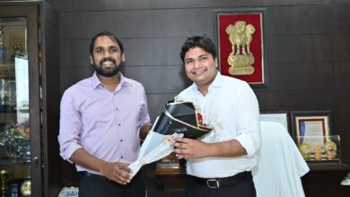 नवपदस्थ आयुक्त एवं एमडी स्मार्ट सिटी विश्वदीप ने नगर निगम में सम्हाला पदभार