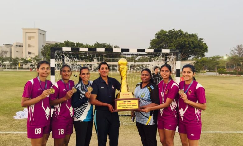 भारतीय रेल महिला हैंडबॉल टीम ने राष्ट्रीय चैम्पियनशिप में जीता स्वर्ण पदक