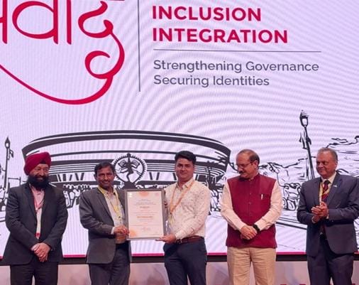 आधार सेवाओं में उत्कृष्टता के लिए छत्तीसगढ़ को राष्ट्रीय सम्मान