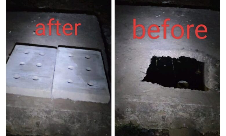 शहर में नाली चेम्बरों को बन्द करने, कवर करने का अभियान तेज, 28 खुले चेम्बरों पर लगाए कवर