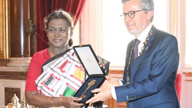 राष्ट्रपति को लिस्बन का ‘सिटी की ऑफ ऑनर’