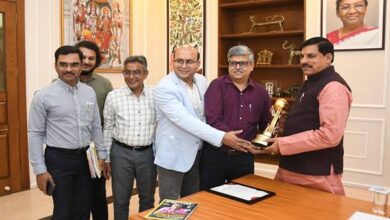 मुख्यमंत्री को बेस्ट स्टेट फॉर प्रमोशन ऑफ स्पोर्ट्स अवार्ड