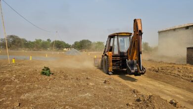 सुशासन तिहार का असरः अवैध प्लॉटिंग पर जोता में चला बुलडोजर