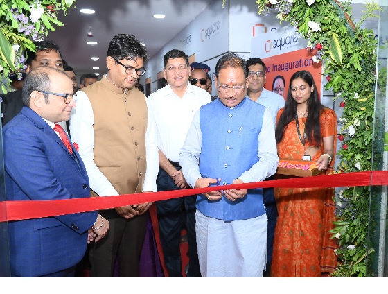 मुख्यमंत्री साय ने स्क्वायर बिजनेस सर्विसेज को किया ऑफिस स्पेस आबंटित