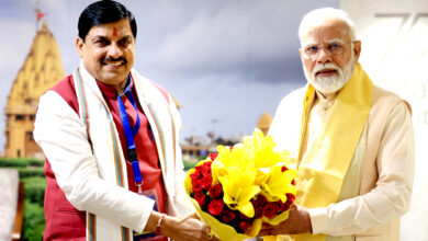 प्रधानमंत्री मोदी से मुख्यमंत्री डॉ. मोहन यादव ने की भेंट