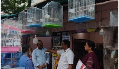 पालतु पशु दुकानों में प्रशासन की दबिश, नियमों के उल्लंघन पर कार्रवाई की चेतावनी