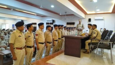 एसएसपी ने ली अनुशासनात्मक जनरल परेड, उत्कृष्ट टर्नआउट वाले जवान प्रशंसित