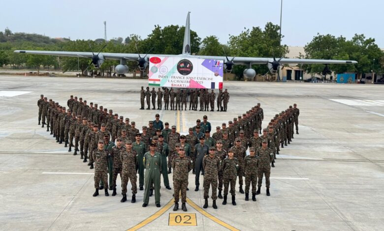 भारतीय सेना की टुकड़ी भारत-फ्रांस संयुक्त सैन्य अभ्यास शक्ति के लिए रवाना