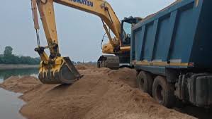अवैध रेत उत्खनन पर कड़ी कार्रवाई, 1 चैन माउंटेन वाहन जब्त