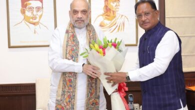 मुख्यमंत्री साय ने केंद्रीय गृहमंत्री शाह से की मुलाकात मुख्यमंत्री साय ने केंद्रीय गृहमंत्री शाह से की मुलाकात