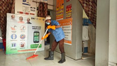 सफाई अपनाओ बीमारी भगाओ कार्यक्रम: महादेवघाट सुलभ की सफाई, स्वच्छता का सन्देश