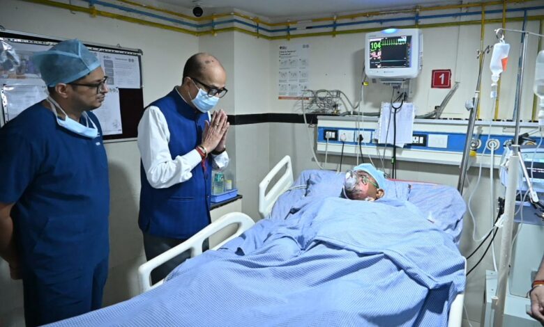 राज्यपाल डेका ने घायल जवानों का जाना कुशलक्षेम