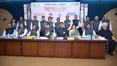 रोटरी का 70 वां स्थापना दिवस उत्तम गर्ग बने अध्यक्ष एवं राकेश पांडे बने सचिव